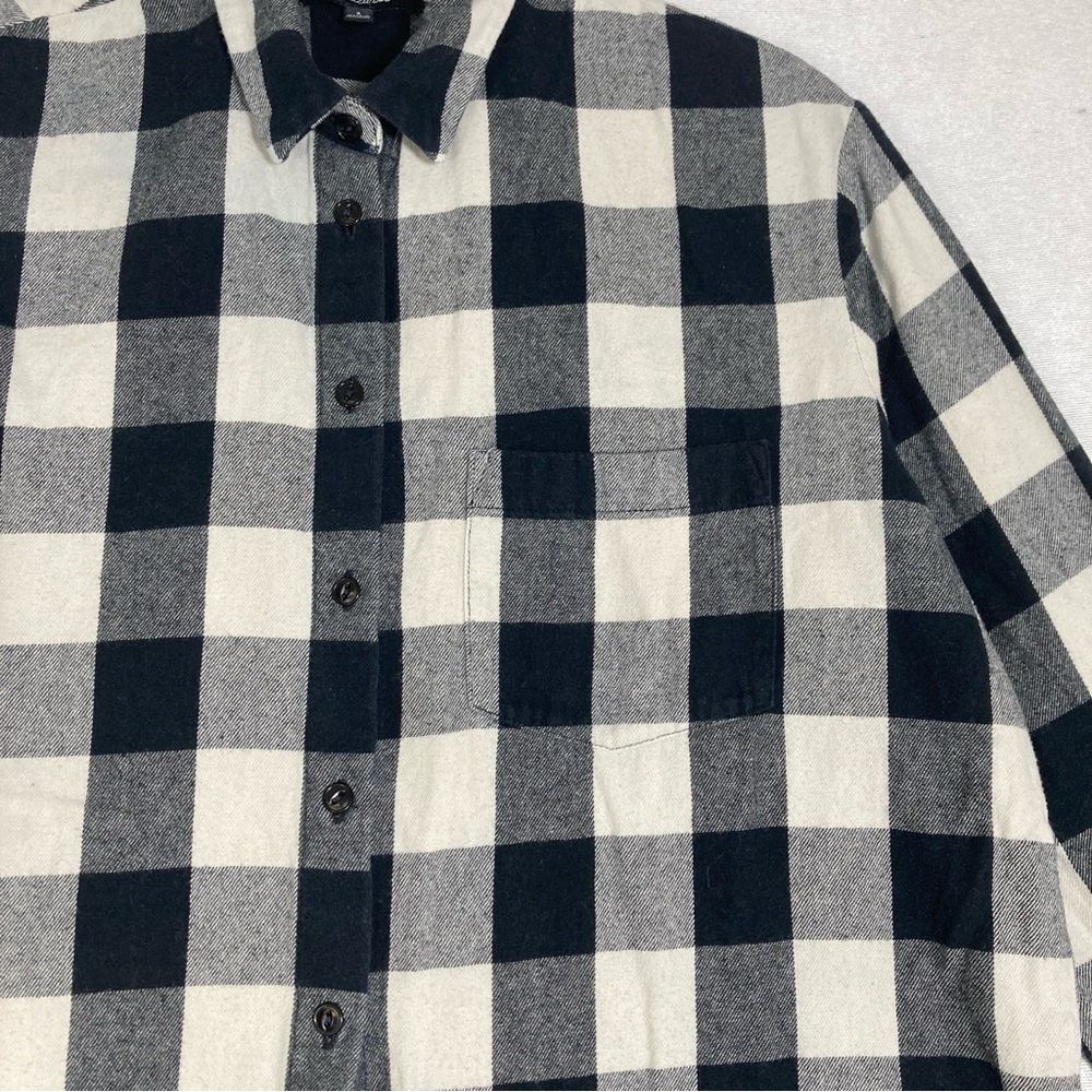 Madewell Women’s Shirt Black and White Casual Button Down Shirt Size S - Picture 7 of 15